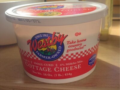 Cottage cheese front packaging