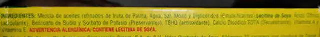 Mazola ingredients label