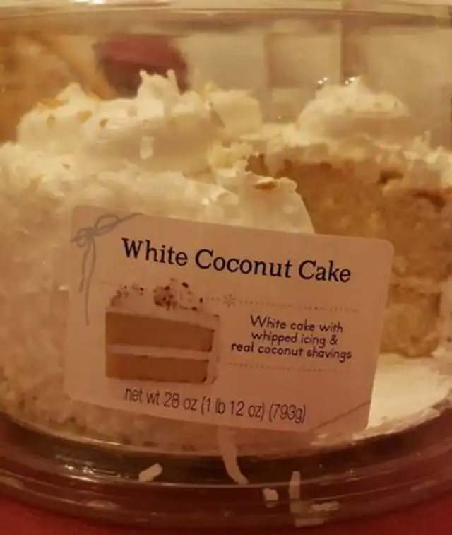 White Coconut Cake