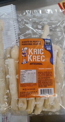 Biscoito de Polvilho Tradicional Salgado Kric Krec