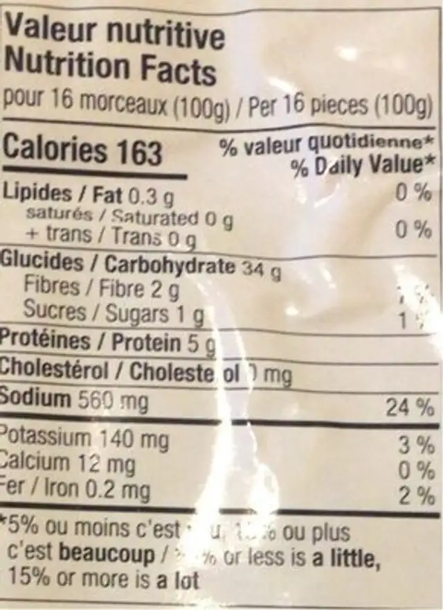 Gnocchi de pomme de terre aux champignons nutrition facts table