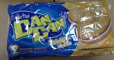 Galletas can can vainilla