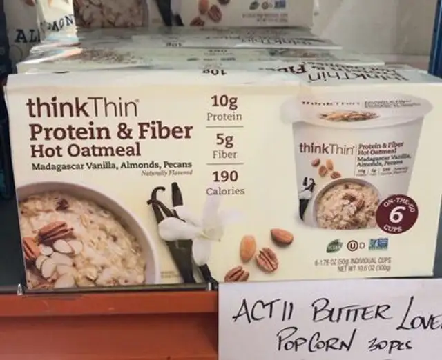 Protein & fiber hot oatmeal