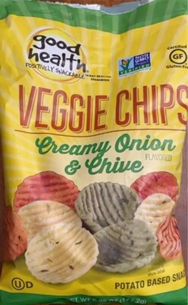 Creamy Onion & Chive Flavored Veggie Chips