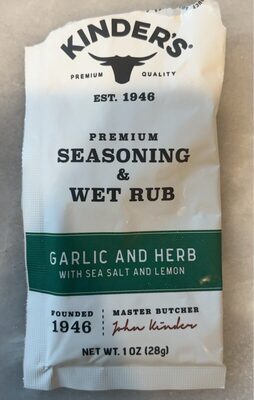 Garlic and Herb Premium Seasoning