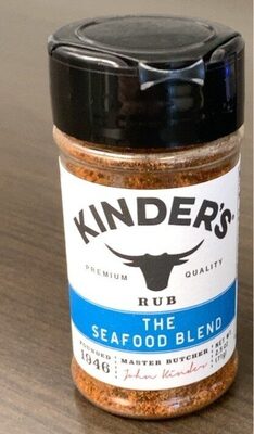 The Seafood Blend seasoning front packaging