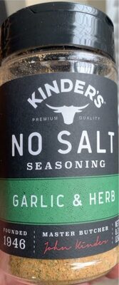 NO SALT Seasoning - Garlic & Herb