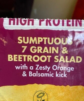 Sumptuous 7grains beetroot salad