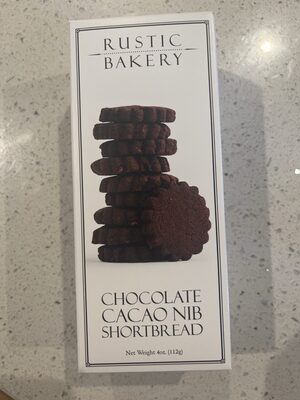 Chocolate Cacao Nib Shortbread