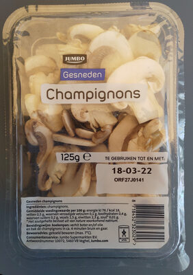 Gesneden champignons