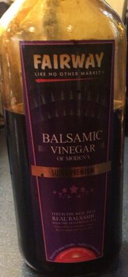 Balsamic vinegar of modena front packaging