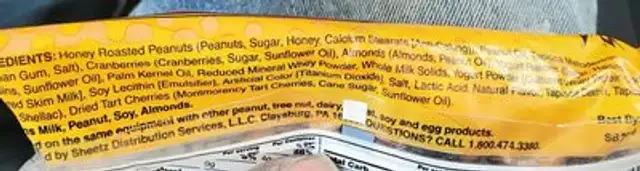 Unknown ingredients label