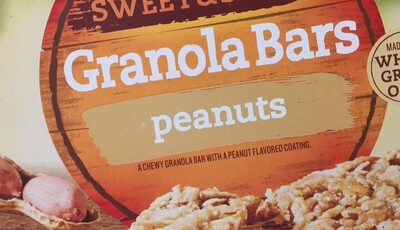 Sweet and salty granola bars front packaging