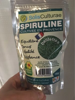 Spiruline. Paillettes