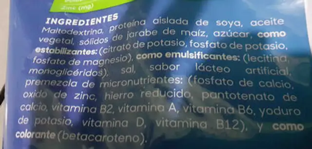 delisoya
delisoya ingredients label