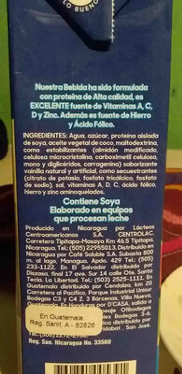 delisoya ingredients label