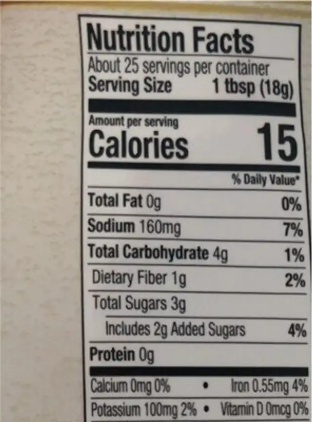 Gourmet sicilian organic tomato and herb ketchup, gourmet sicilian nutrition facts table