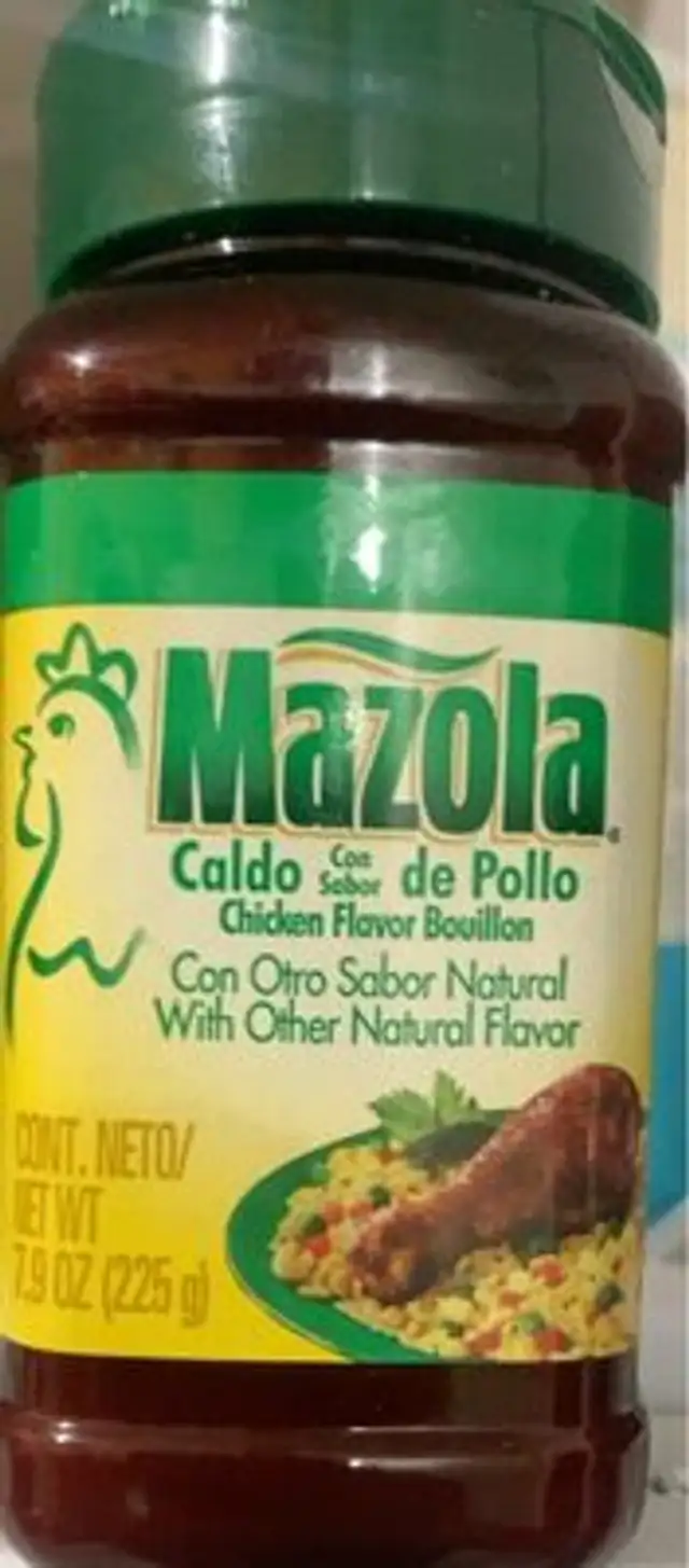 Mazola caldo de pollo