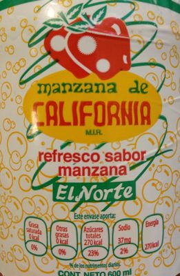 Refresco sabor manzana (Apple Soda)