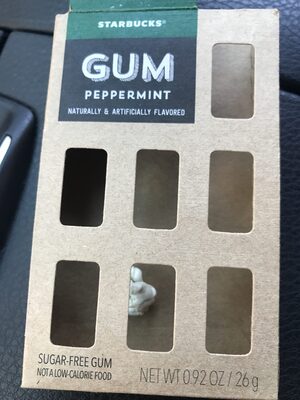 Gum Peppermint front packaging
