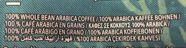 Anniversary blend ingredients label