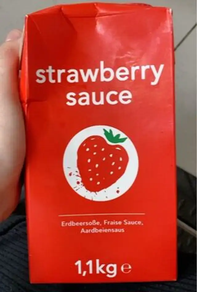 Strawberry sauce