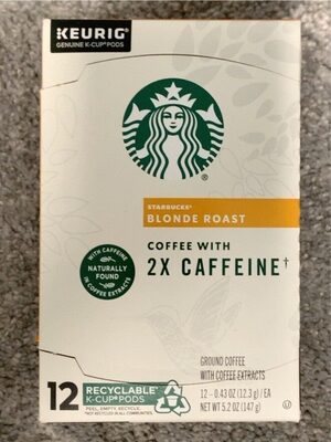 blonde roast coffee with 2x caffeine