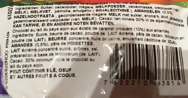 Unknown ingredients label