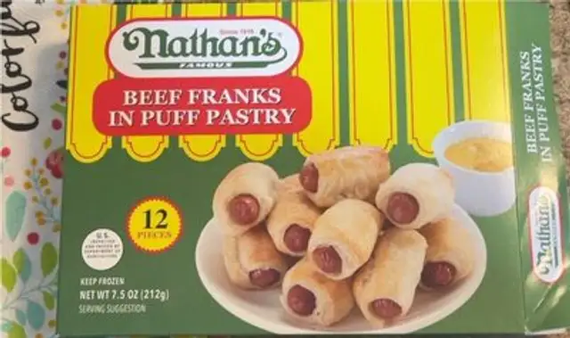 beef franks in puff pastry