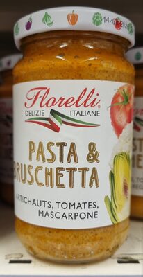 Pasta & bruschetta : artichauts, tomates, mascarpone