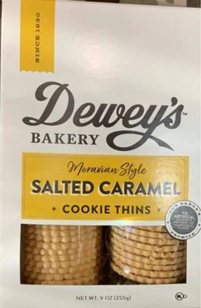 Moravian style cookie thins nutrition facts table