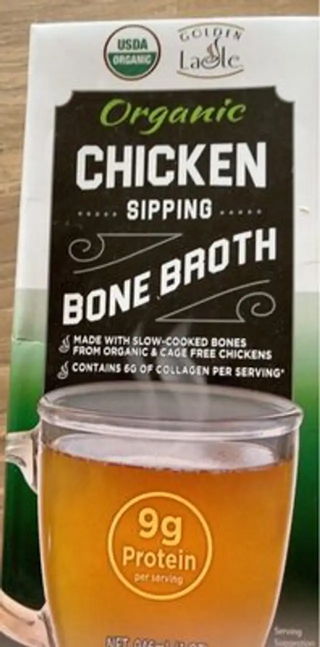 Organic chicken bone broth