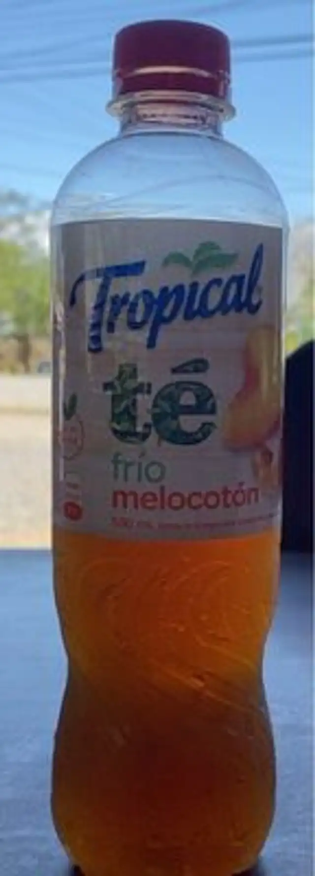 Té frio melocotón