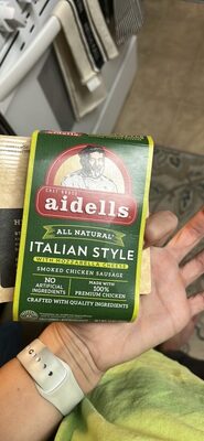 ITALIAN STYLE WITH MOZZARELLA CHEESE SMOKED CHICKEN SAUSAGE