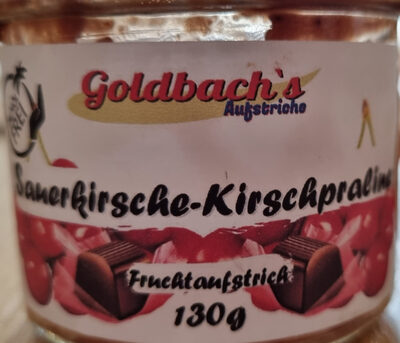 Sauerkirsche-Kirschpraline front packaging