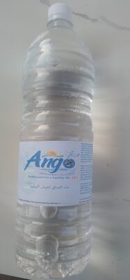 ANGO MINERAL WATER front packaging