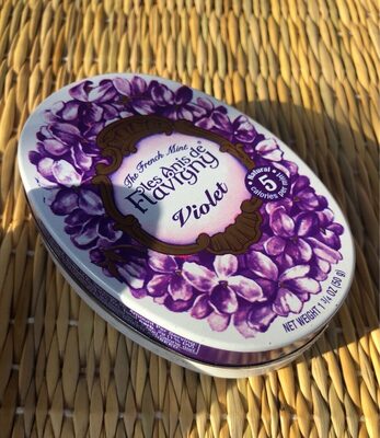 Boite ovale violette usa