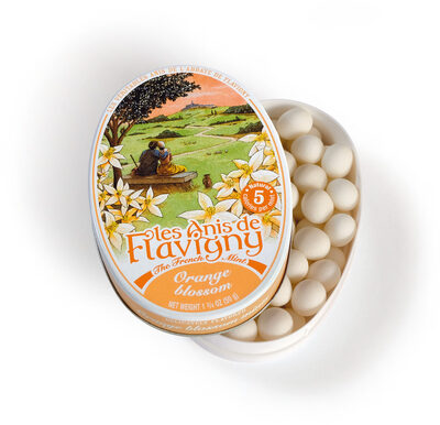 Boite ovale fleur d'oranger usa