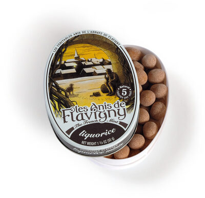 Boite ovale réglisse usa