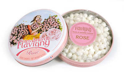 Boite ronde rose usa