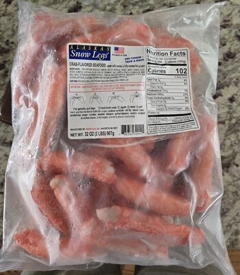 Alaskan snow legs front packaging