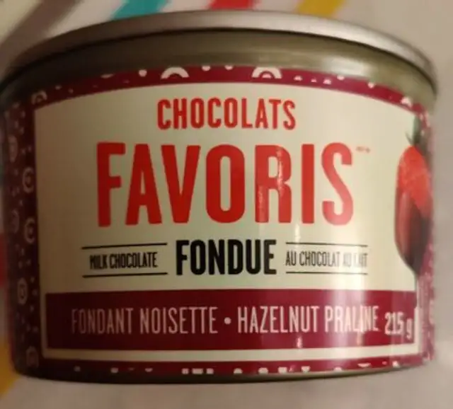 Chocolat favoris, fondant noisette