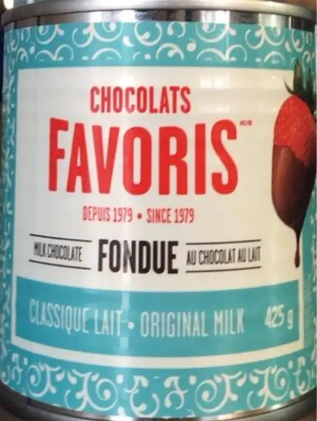 Fondue au chocolat au lait