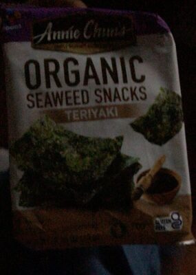 Organic seaweed snacks teriyaki