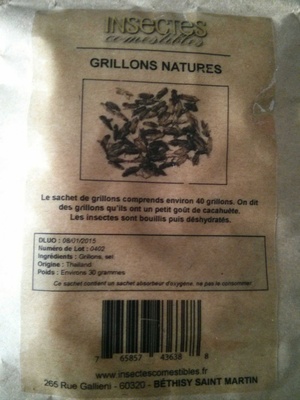 Grillons Natures front packaging