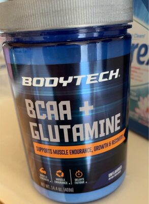 bodytech bcaa + glutamine front packaging