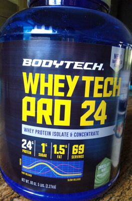 Whey Tech Pro 24 front packaging