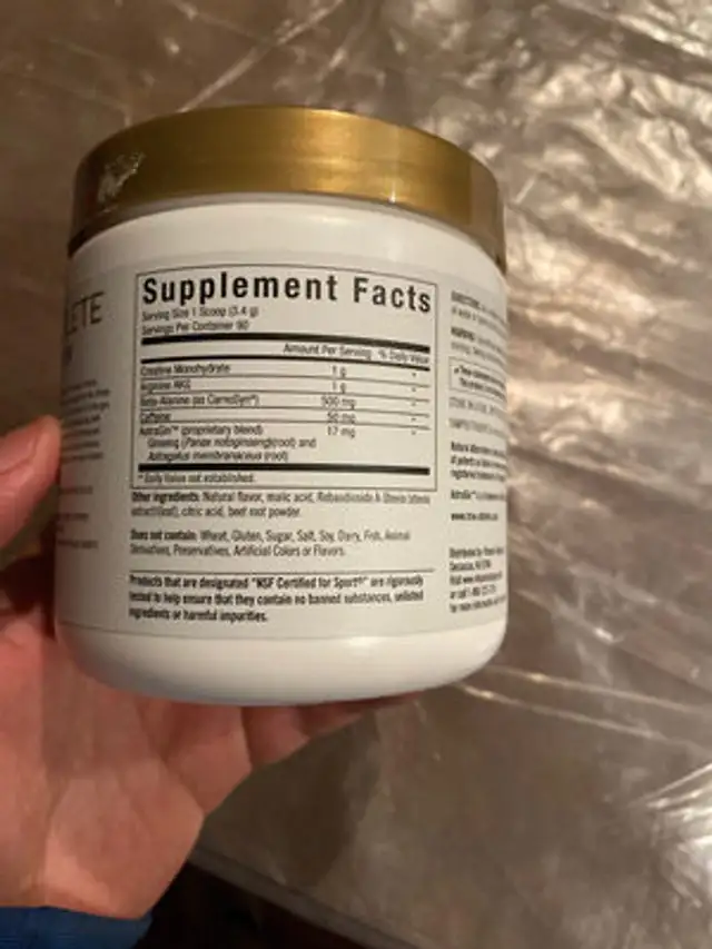 Unknown ingredients label