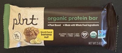 Organic Protein Bar Banana Nut