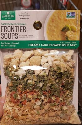 Creamy cauliflower soup mix